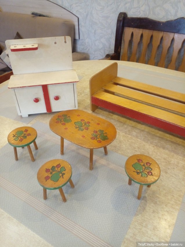 Лот игрушечной мебели СССР (фото 8)