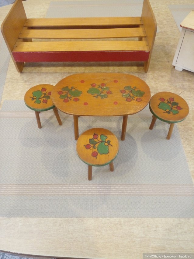 Лот игрушечной мебели СССР (фото 5)
