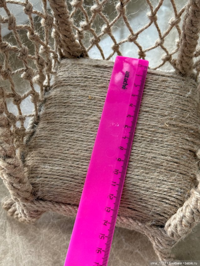 Плетеное кресло — Кукольная мебель (фото 5)