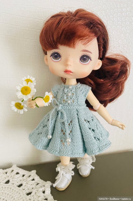 Вязанные наряды для куклы Xiaomi Monst (фото 4)