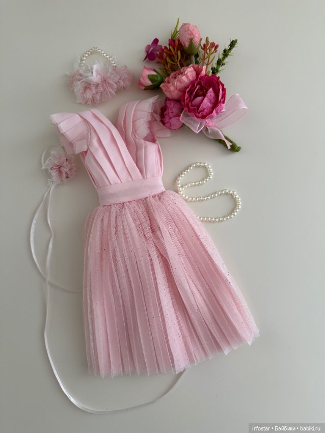 Одежда на авторских кукол, При покупке 2 -х платьев, + 2 еще в подарок (фото 5)