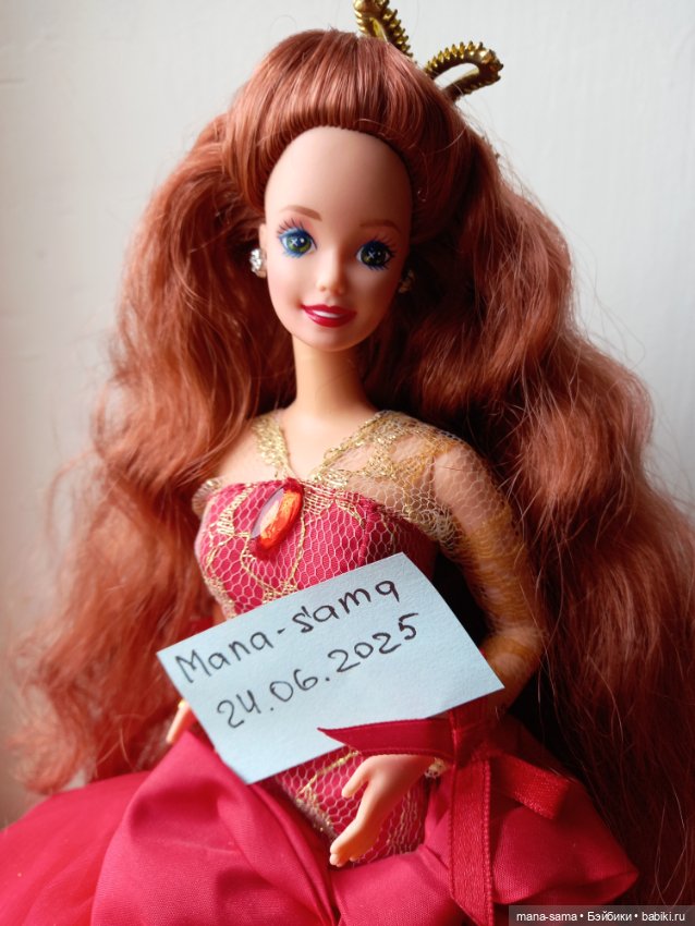 Барби Barbie Radiаnt in red 1992г (фото 8)
