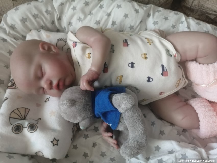 Куколка реборн из молда тедди (реплика) (фото 2)