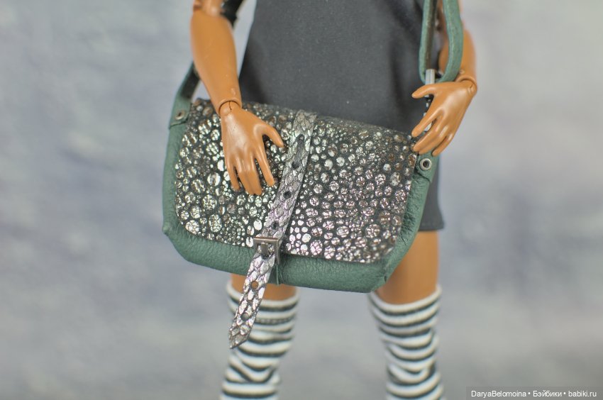 Сумка из натуральной кожи с кармашком (фото 3)