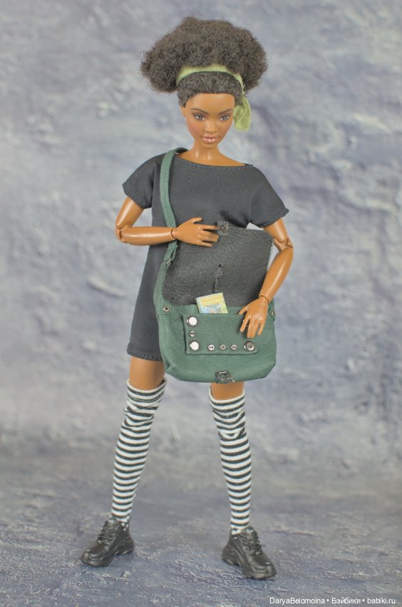 Сумка из натуральной кожи с кармашком (фото 8)