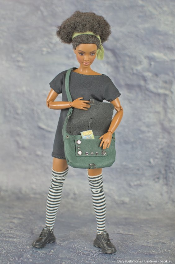 Сумка из натуральной кожи с кармашком (фото 7)