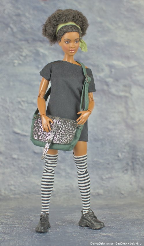 Сумка из натуральной кожи с кармашком