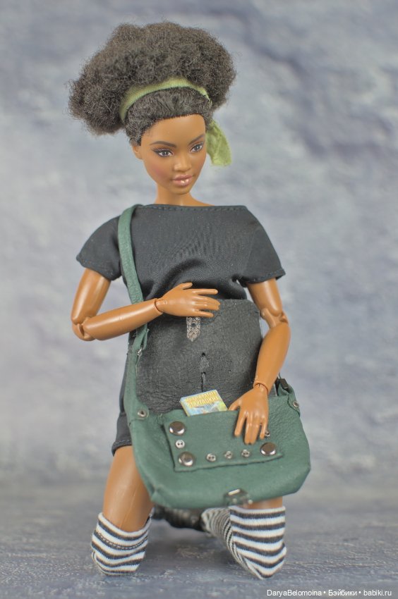 Сумка из натуральной кожи с кармашком (фото 5)