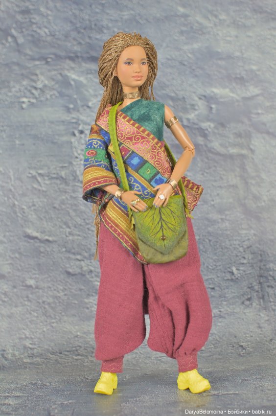 Сумка кожаная для куклы 1/6 (фото 2)