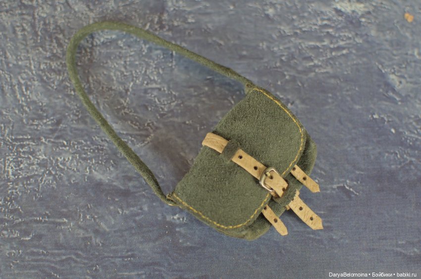 Замшевая сумка формата 1/6 (фото 2)