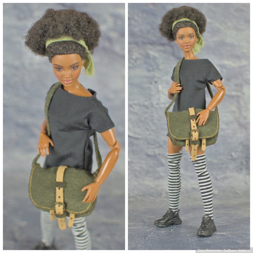 Замшевая сумка формата 1/6 (фото 9)