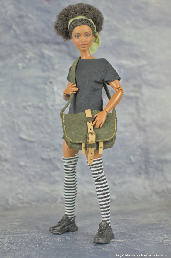 Замшевая сумка формата 1/6 (фото 4)