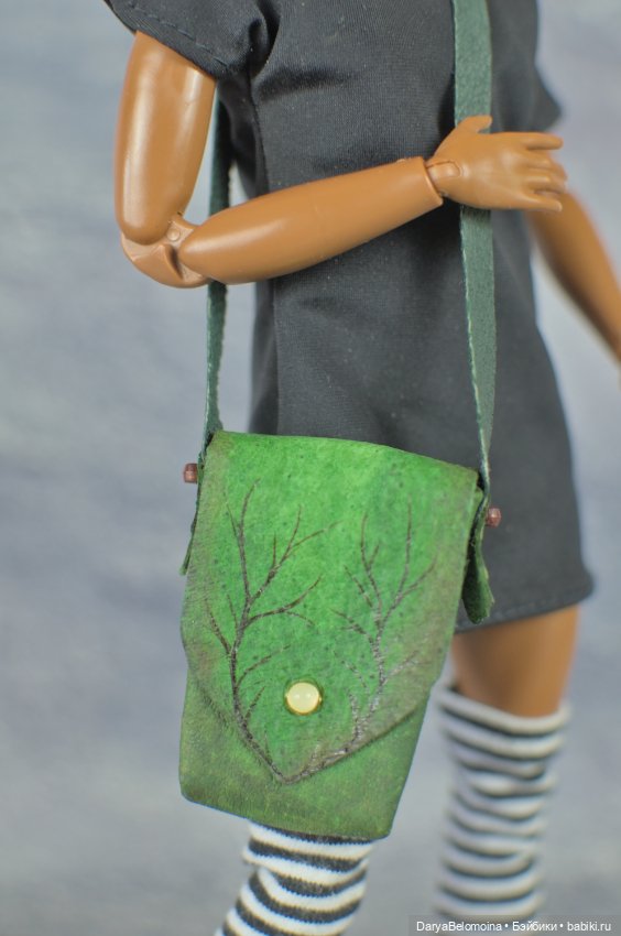 Зеленая сумка из кожи — Шляпы (фото 3)
