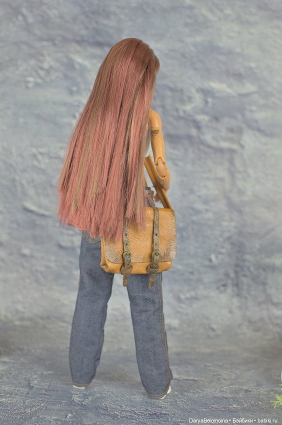 Коричневая кожаная сумочка 1/6 (фото 5)