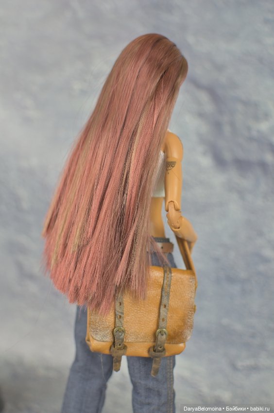 Коричневая кожаная сумочка 1/6 (фото 4)