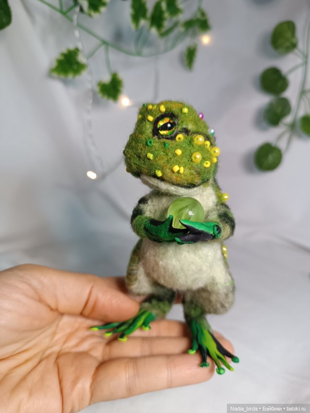 Жаболюд Нефрит — Авторские игрушки (фото 2)