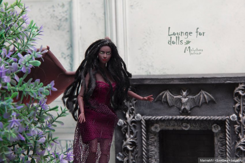 Готический камин — Кукольная мебель (фото 2)