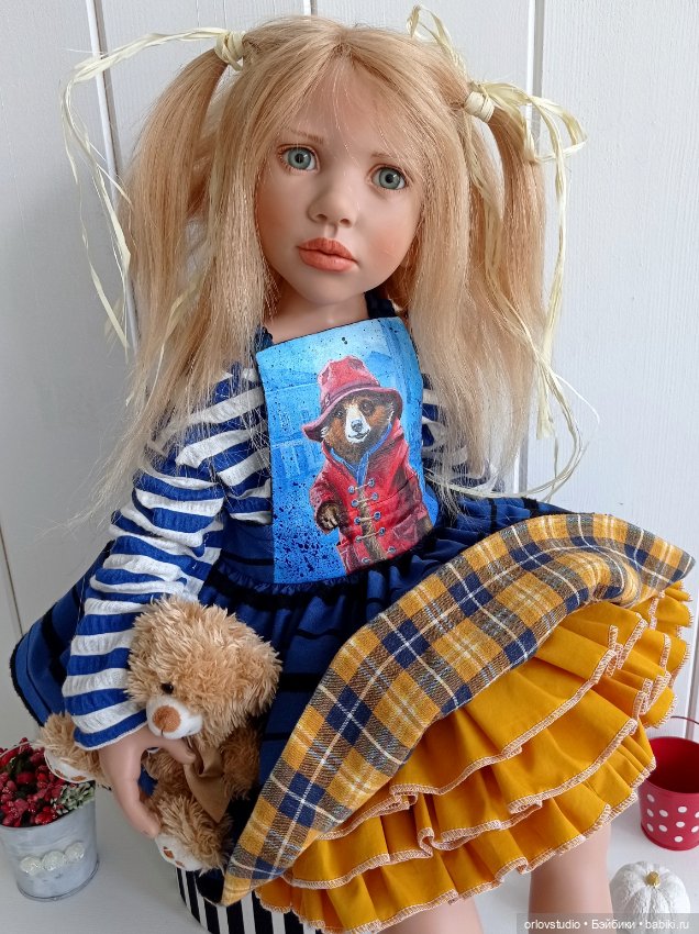 Сарафан для Цвергназе/Zwergnase💙💜🧡 (фото 4)