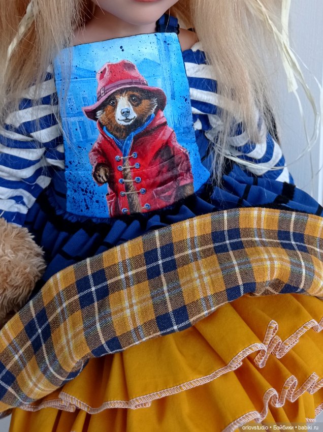 Сарафан для Цвергназе/Zwergnase💙💜🧡 (фото 3)