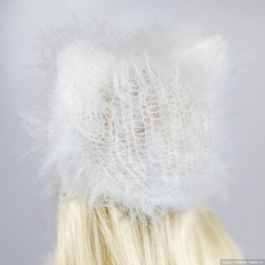 Вязаная одежда для Minifee Минифи в черно-белой гамме