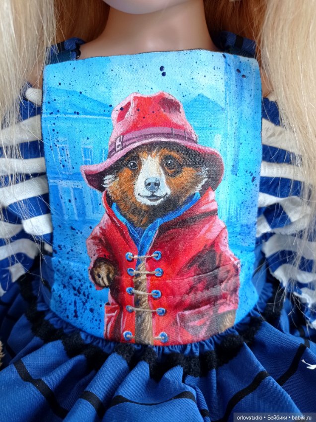 Сарафан для Цвергназе/Zwergnase💙💜🧡 (фото 5)