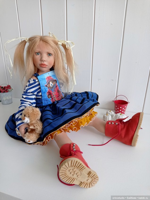 Сарафан для Цвергназе/Zwergnase💙💜🧡 (фото 6)