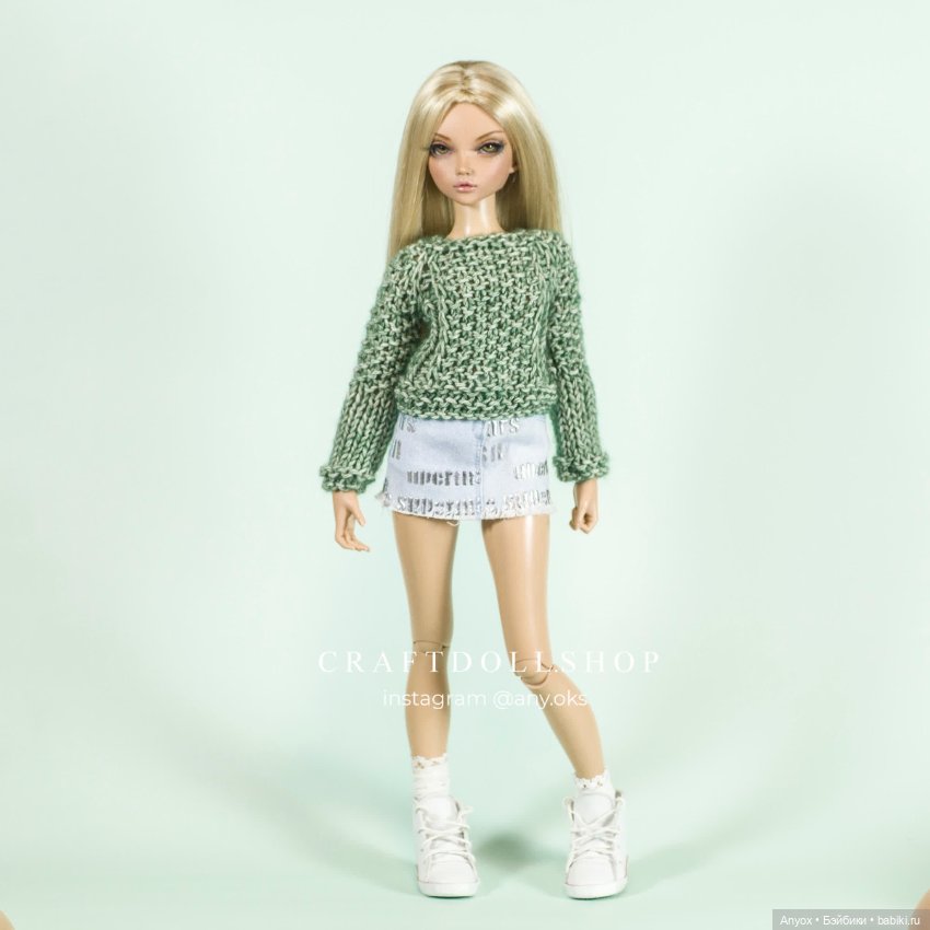 Вязаная одежда для Minifee Минифи - цветная