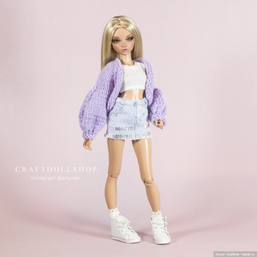 Вязаная одежда для Minifee Минифи - цветная