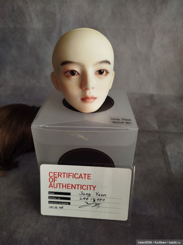 Цена снижена. Голова миними Nobility doll Jong Yeon с мейком (фото 4)