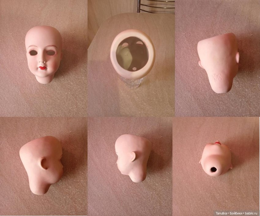 Двойняшки. 2 авторские фарфоровые головки (фото 4)