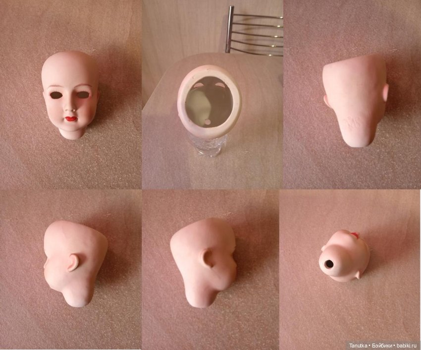 Двойняшки. 2 авторские фарфоровые головки (фото 2)