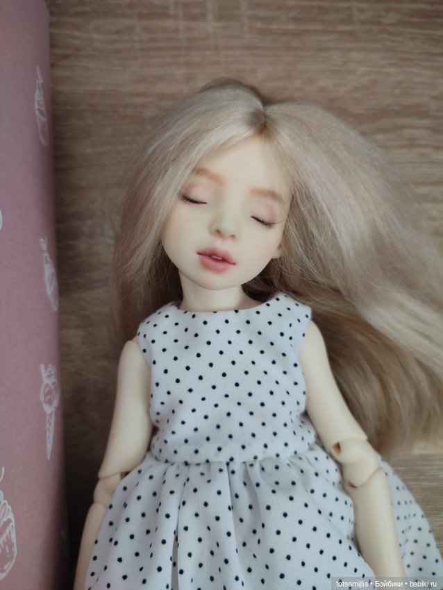 Black cherry doll Cookie — Авторские куклы BJD (фото 2)