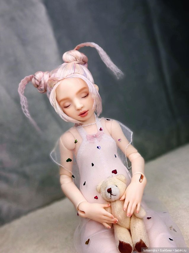 Black cherry doll Cookie — Авторские куклы BJD (фото 3)