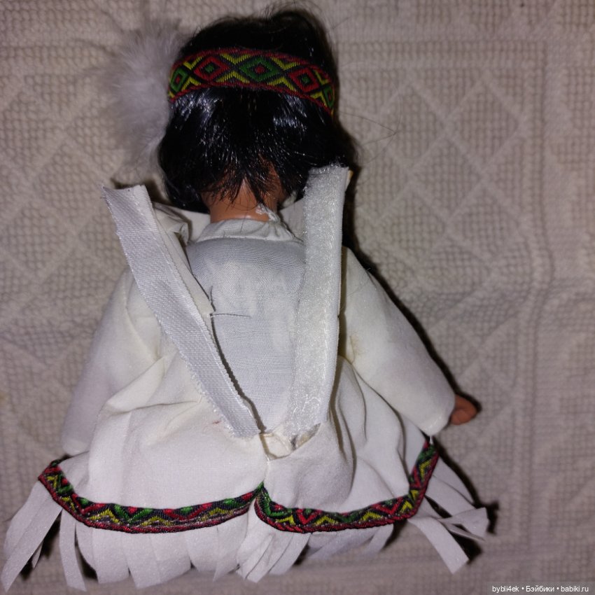 Мягкая сувенирная индеанка (фото 3)