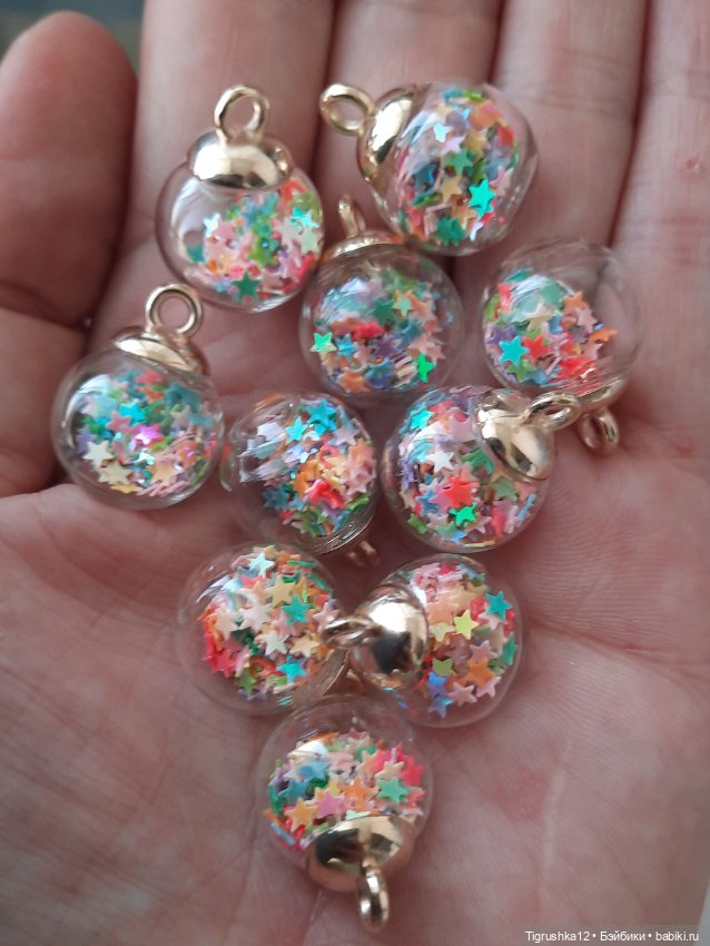 Шарики новогодние — Миниатюра для кукол