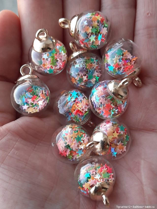 Шарики новогодние — Миниатюра для кукол (фото 2)