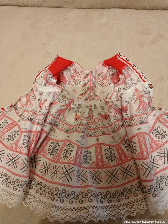 Платье "Мезенская роспись 2" (фото 6)