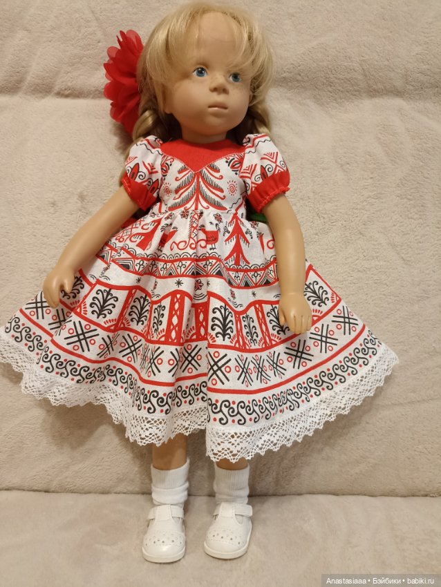 Платье "Мезенская роспись 2"