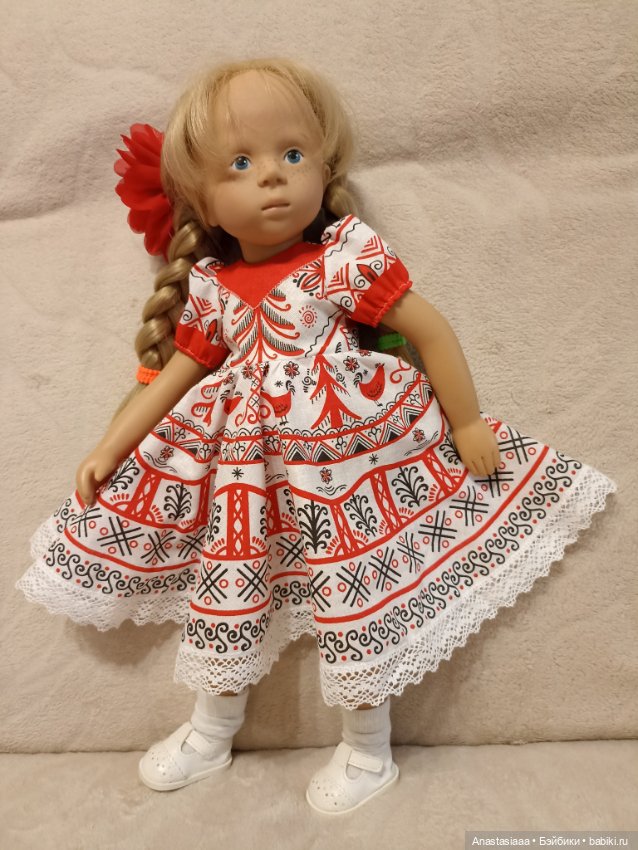 Платье "Мезенская роспись 2" (фото 4)