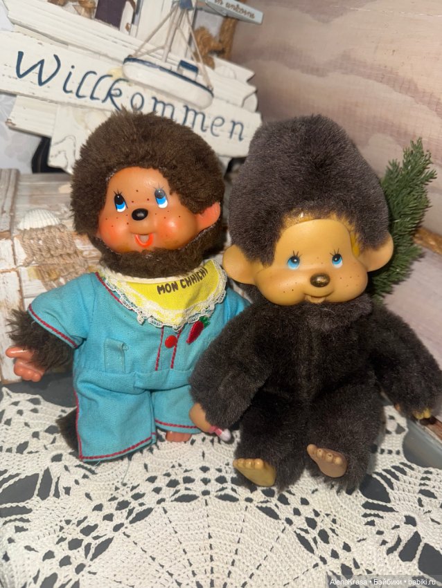 Обезьянки Мончичи — Винтажные куклы и игрушки детства