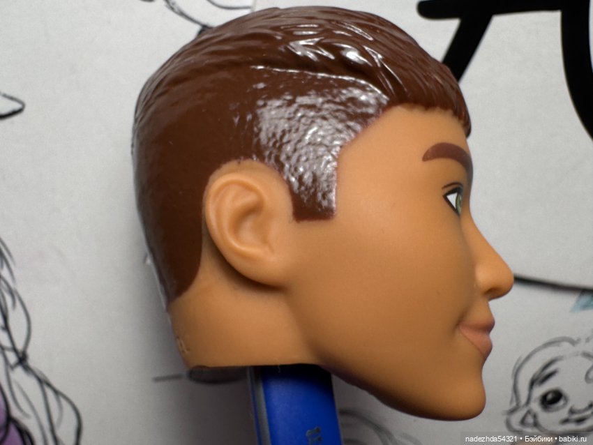 Голова Кена Фашионистас 195 (в инвалидном кресле) (фото 3)