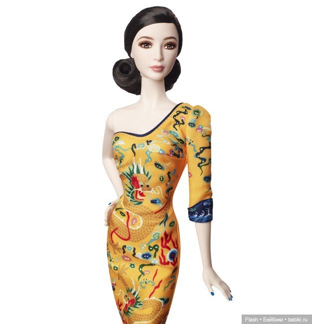 Барби Фан Бинь Бинь портретка pink label (фото 3)