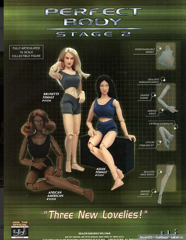 Головы экшен дам Blue Box Toys CY Girls 1/6 Perfect Body Blonde Female 12" Action Figure (фото 3)