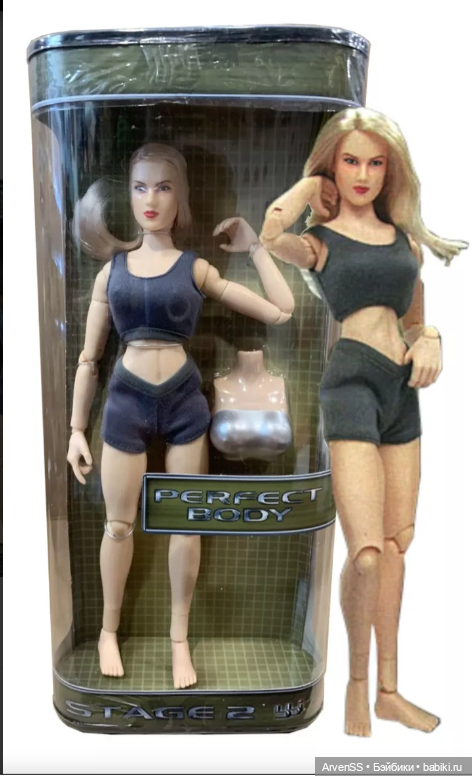 Головы экшен дам Blue Box Toys CY Girls 1/6 Perfect Body Blonde Female 12" Action Figure