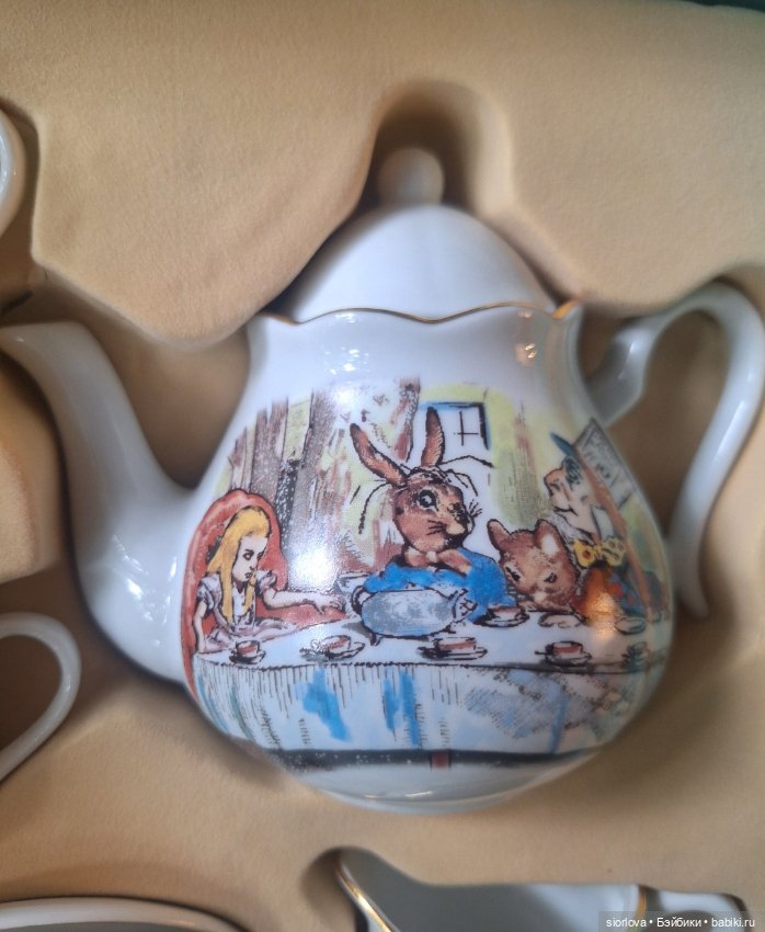 Новый детский кукольный сервиз Алиса Германия редкость (фото 3)