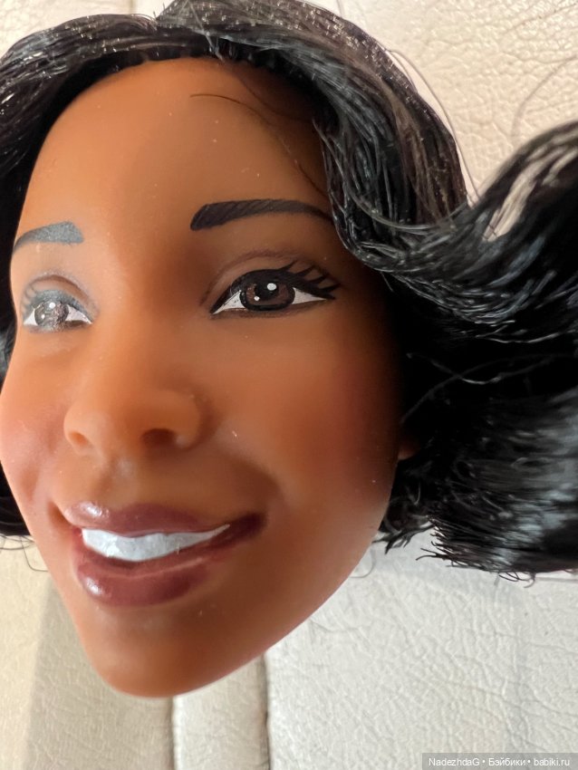 Голова Бесси Колман — Тела и головы для кукол (фото 7)