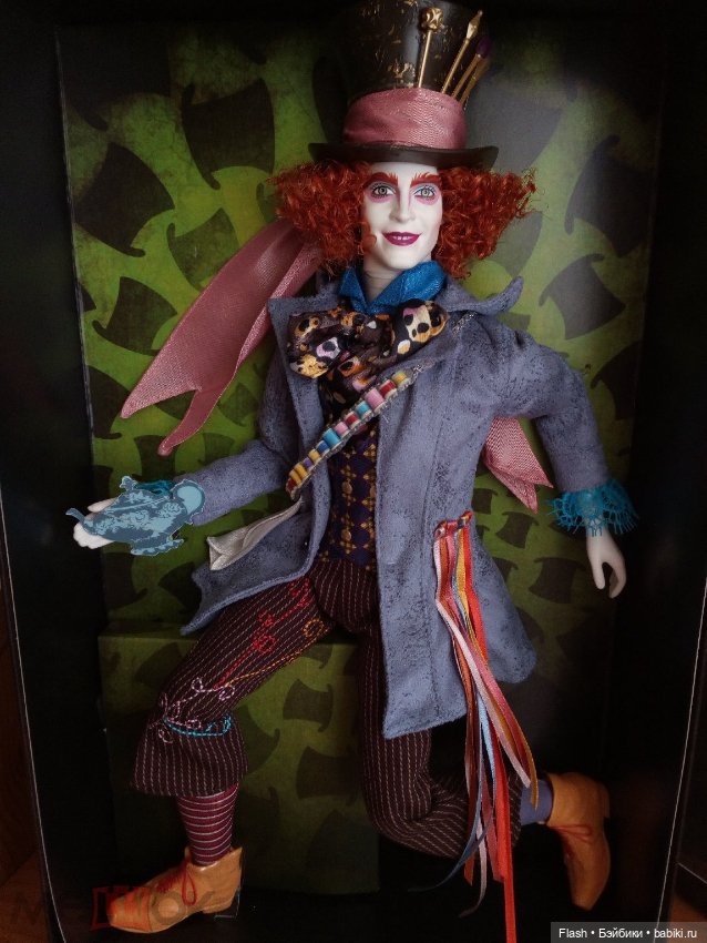 Безумный шляпник 2009 Mattel НРФБ из кф,, Алиса в стране чудес"