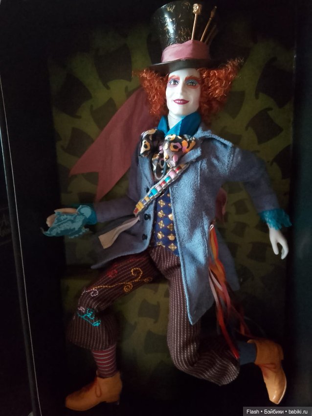 Безумный шляпник 2009 Mattel НРФБ из кф,, Алиса в стране чудес" (фото 8)