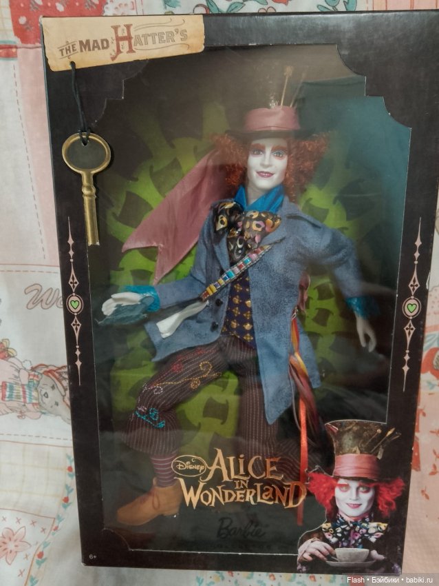 Безумный шляпник 2009 Mattel НРФБ из кф,, Алиса в стране чудес" (фото 10)