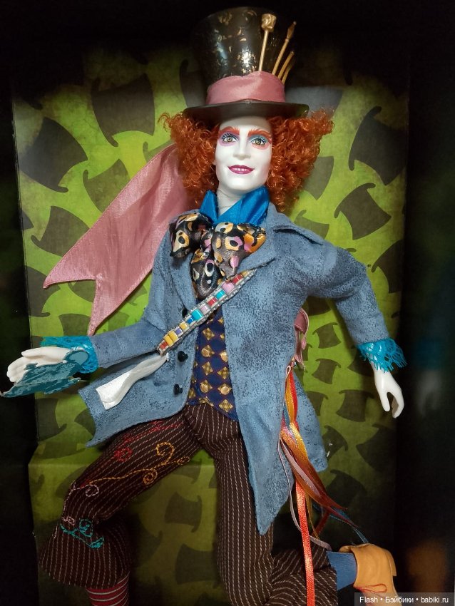 Безумный шляпник 2009 Mattel НРФБ из кф,, Алиса в стране чудес"